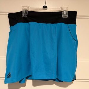 Adidas Black and Blue Sports Skirt